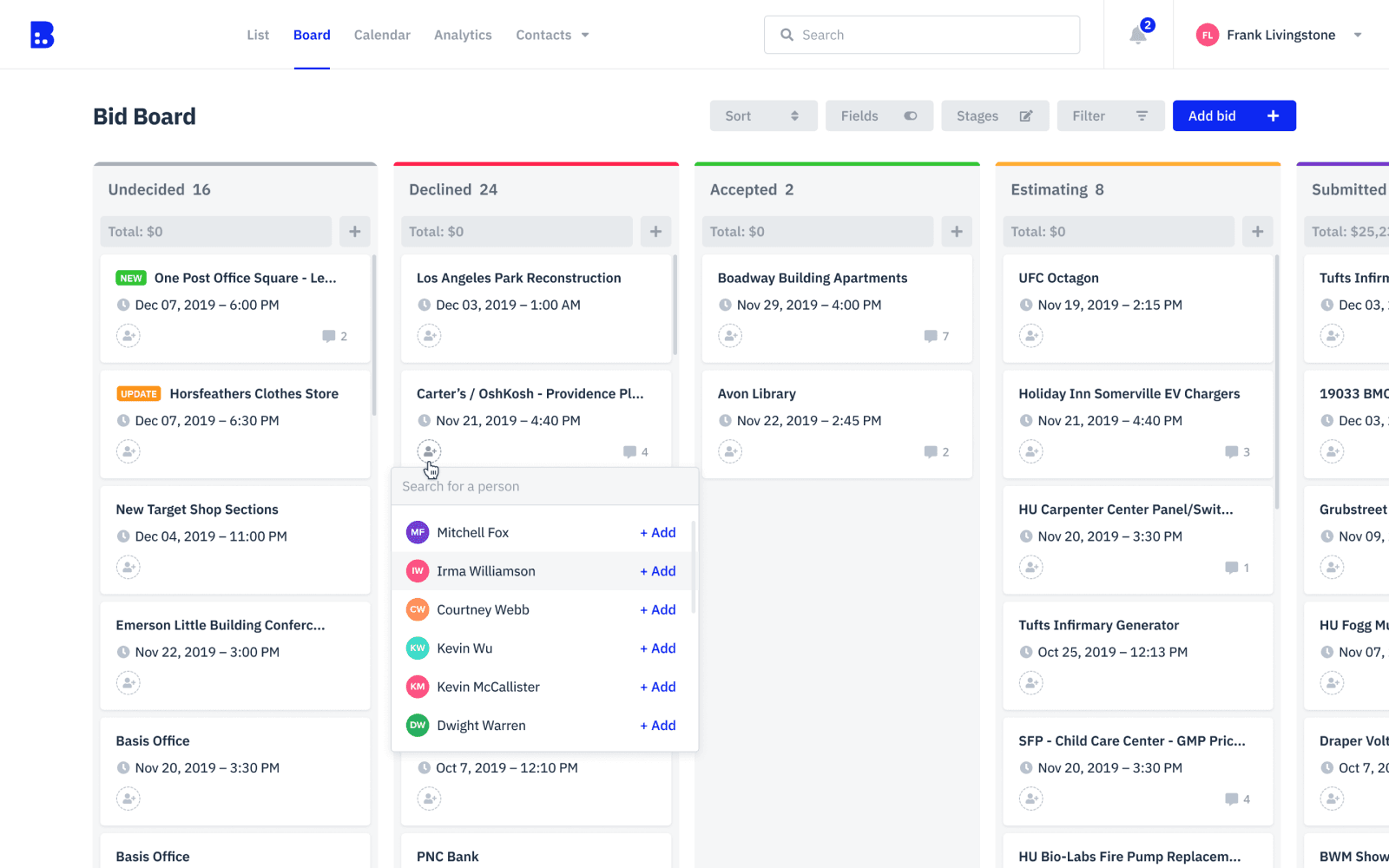 Basis — analytics view